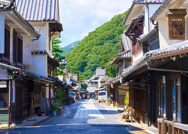 イメージ：午後は安芸の小京都・竹原の古い町並みを散策
